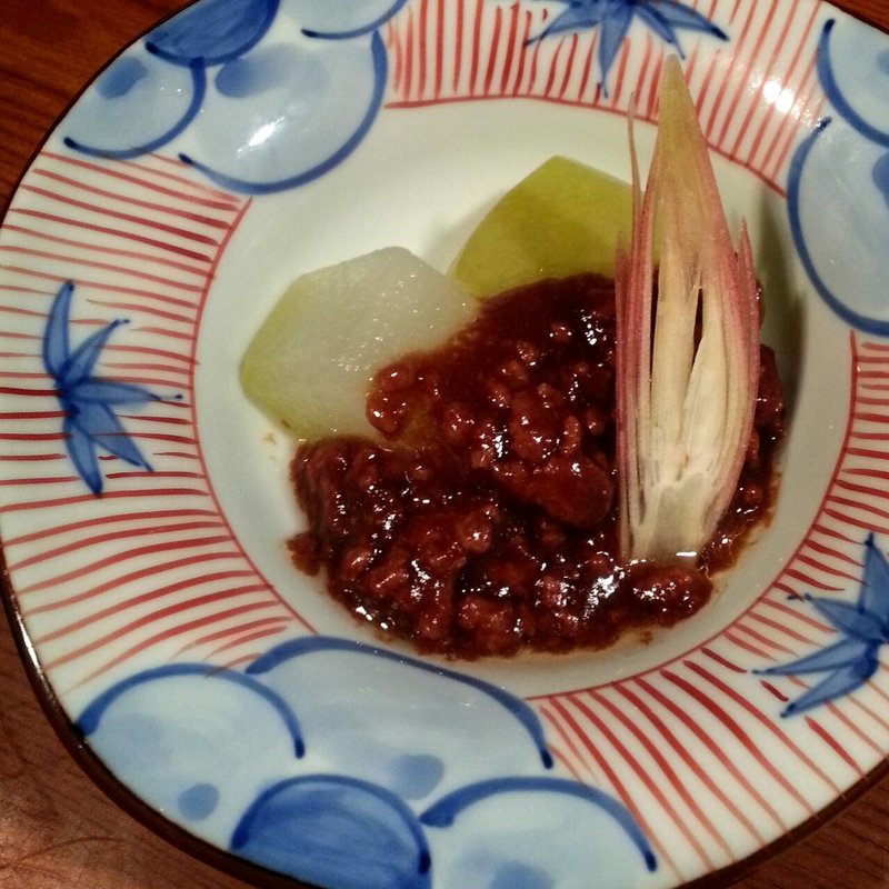 冬瓜と肉味噌餡かけ(大漁光)