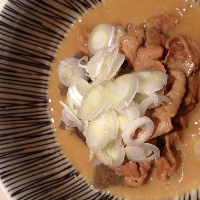 白もつの味噌煮込み(月来ル)