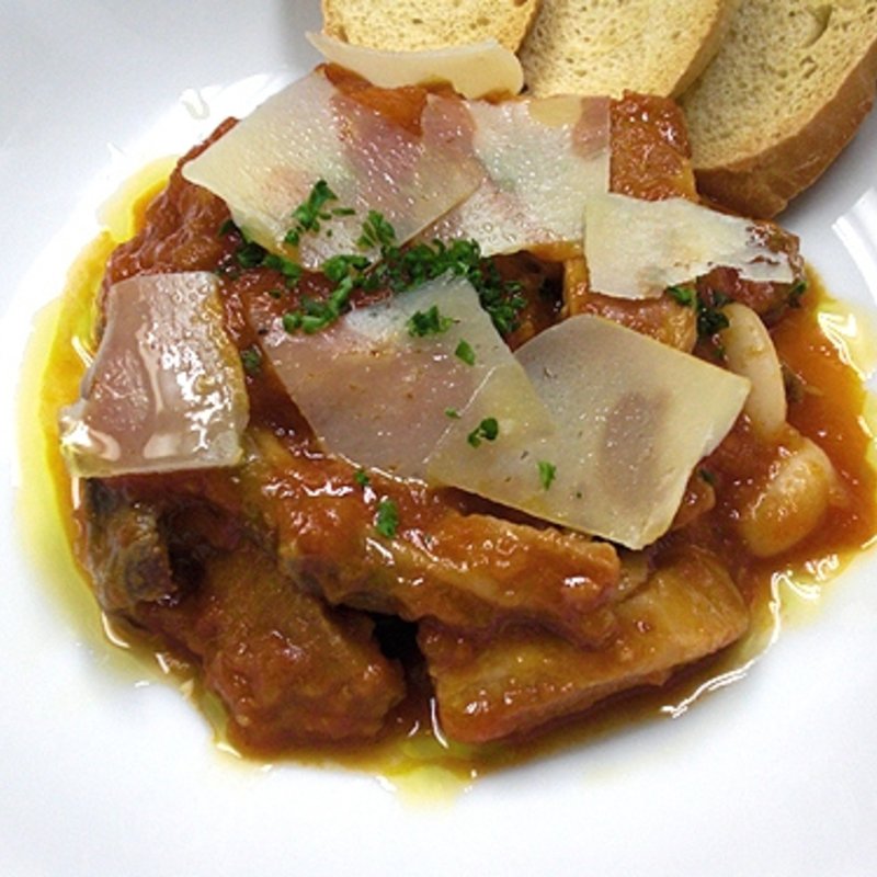 豚肉の煮込み　ゴルゴンゾーラチーズ(トラットリア カンティーニ)