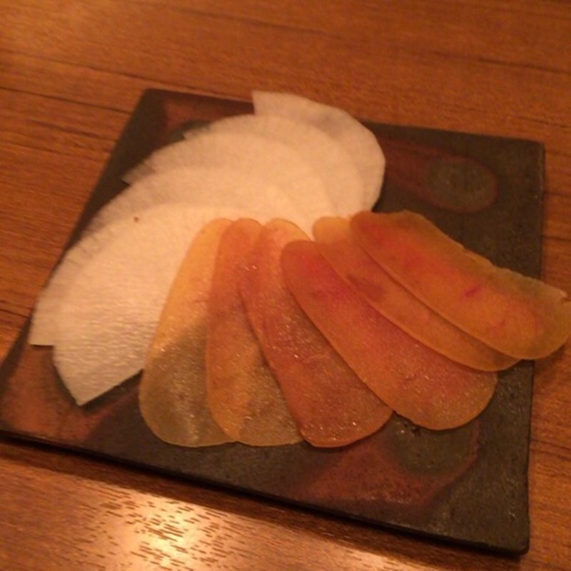 自家製カラスミ大根添え(オトナノイザカヤ中戸川)