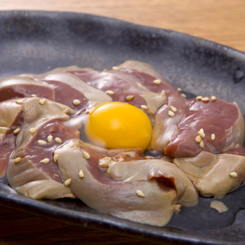 鶏レバー刺し(うのあん)