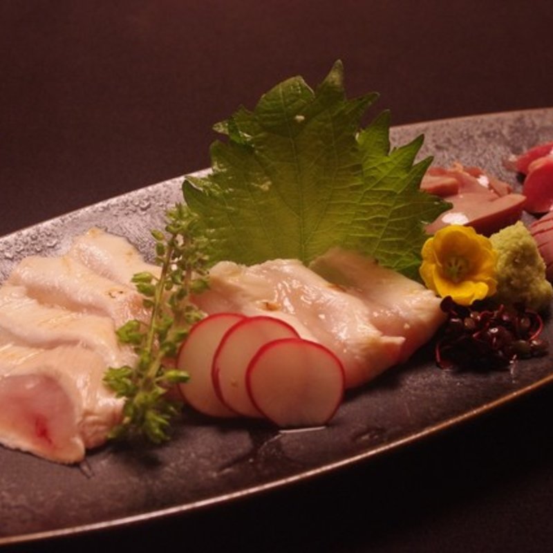 鶏刺し(うのあん)