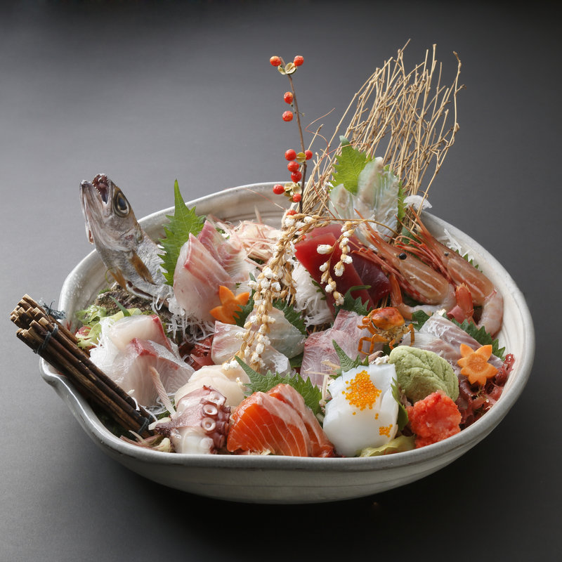 鮮魚の大漁盛り(魚竹 麻布十番店)