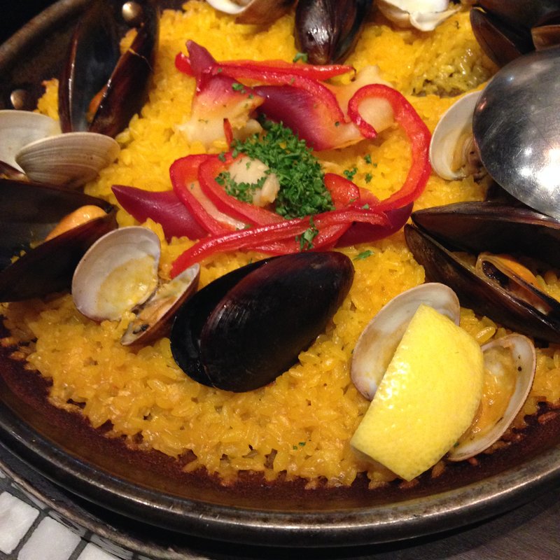 魚介のパエリア(La Pesquera MARISQUERIA)