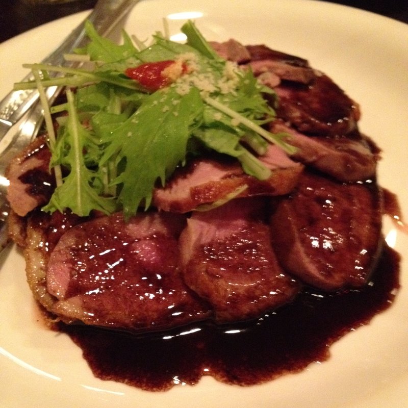 牛ロースのステーキ 和風シャリアピンソース(本田飲食堂 （ホンダインショクドウ）)