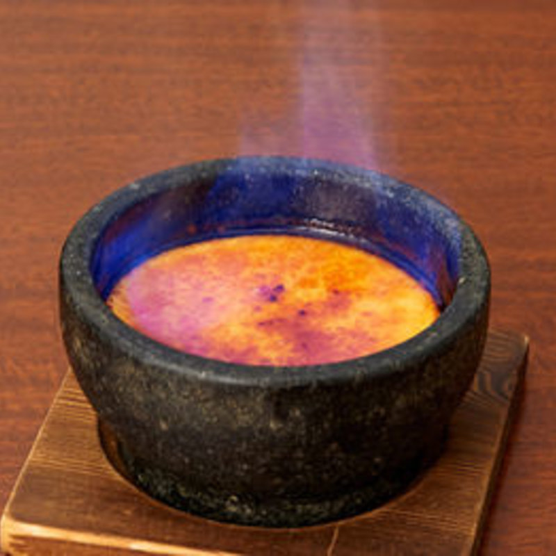 自家製！炎の石焼プリン(ふくまめ )