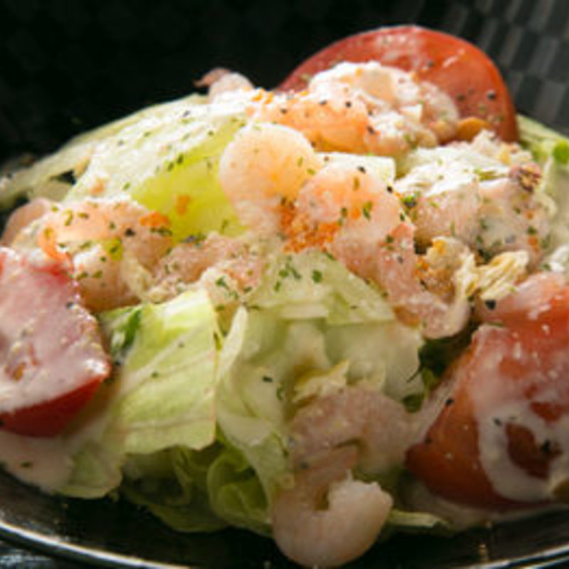 小海老のシーザーサラダ 隠れ家スタイル(龍の隠れ家 )