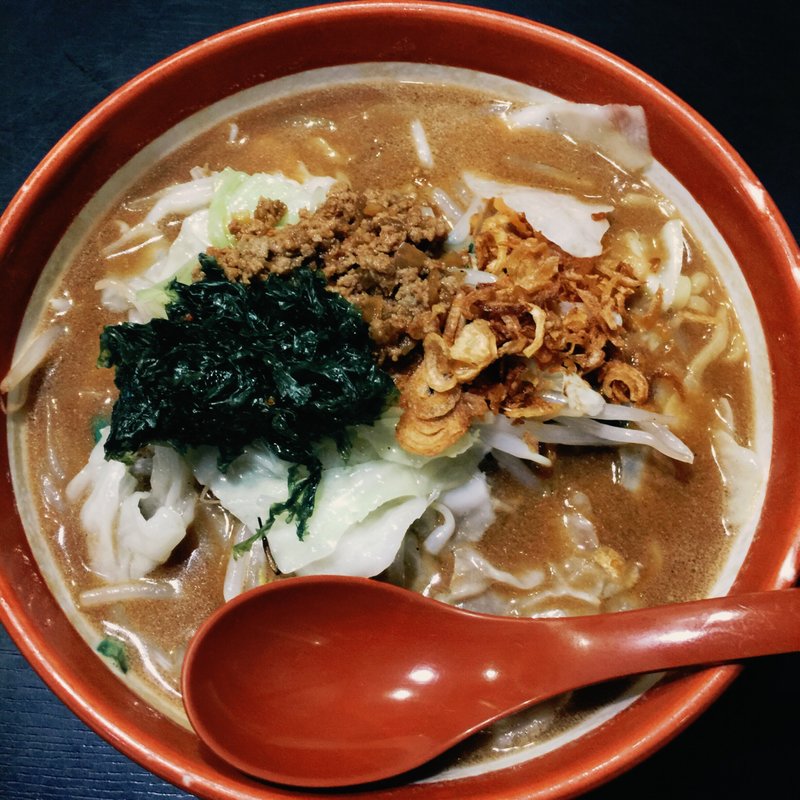 伊勢味噌 野菜ラーメン(麺場 田所商店 行徳店)