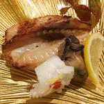 河豚一味焼きと牡蠣オイル漬け(こきゅう)
