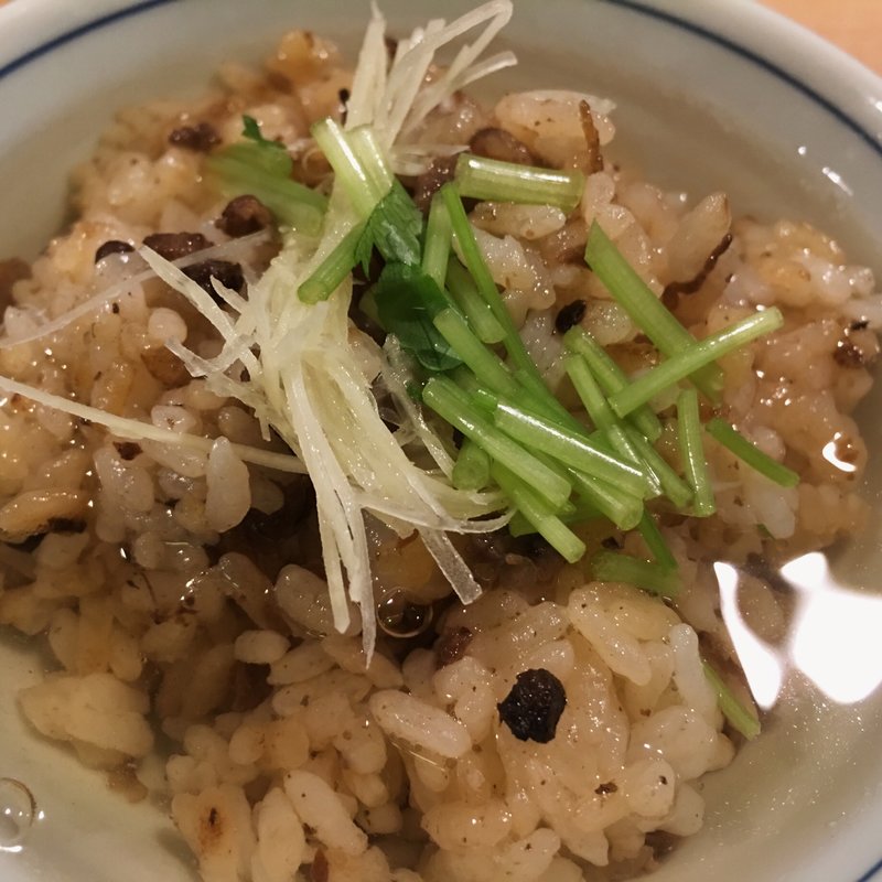 肉味噌出汁茶漬け(こきゅう)