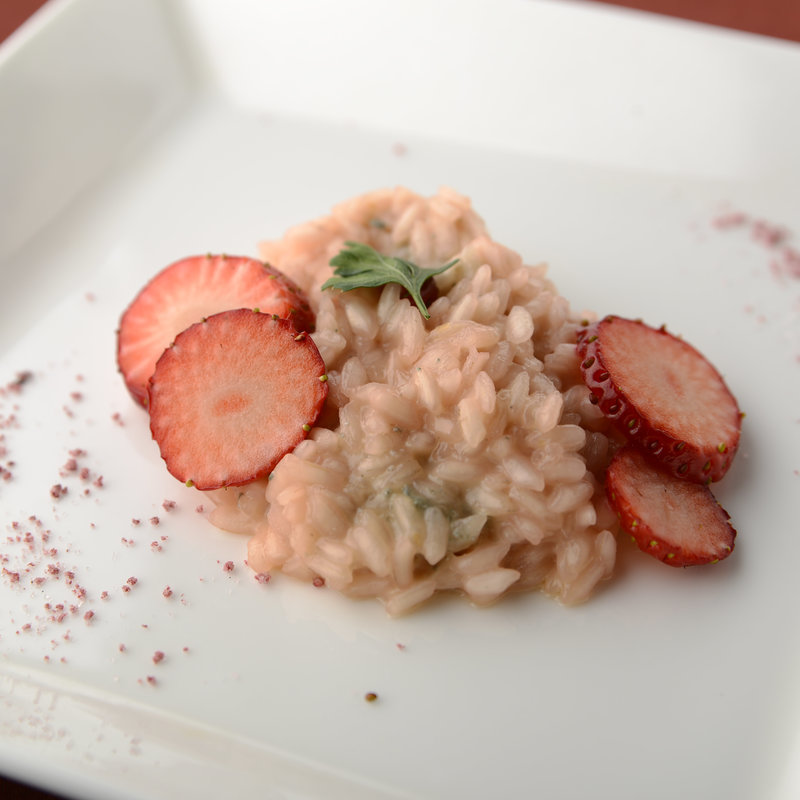 苺のリゾット(ヴィヴィ　ラ・ベルデ （ViVi la verde）)