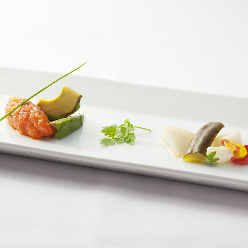 人参のムース　南瓜(リストランテ　ヴィオレッタ)