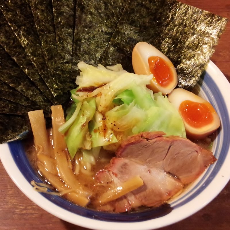 味玉ラーメン＋のりトッピング(らーめん 和屋  （なごや）)