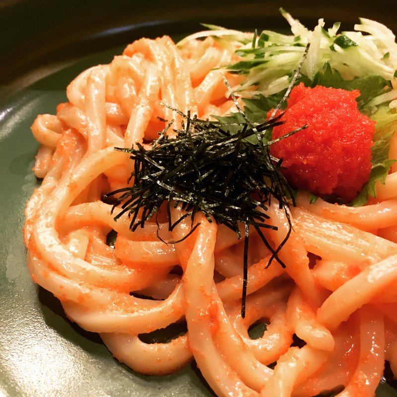 明太子のおうどん(麺匠の心つくし つるとんたん 北新地店)