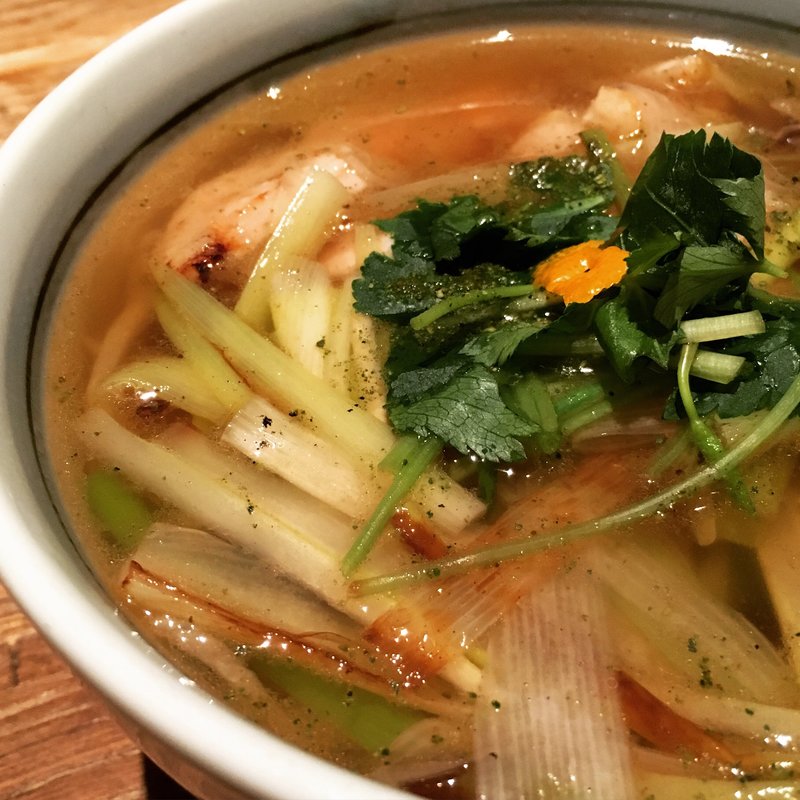 炙り鶏南そば(守破離 谷町四丁目店 （SHUHARI しゅはり）)