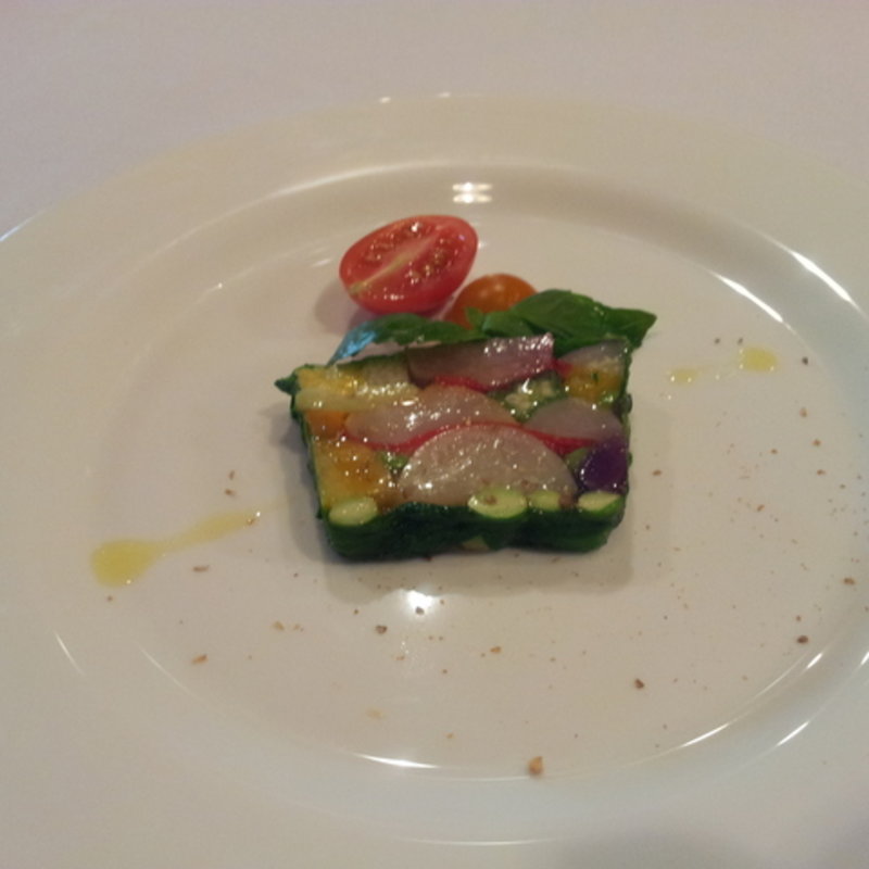 野菜のテリーヌ(ヴィルヌーヴ トウキョウ 白金台 （Villeneuve TOKYO）)