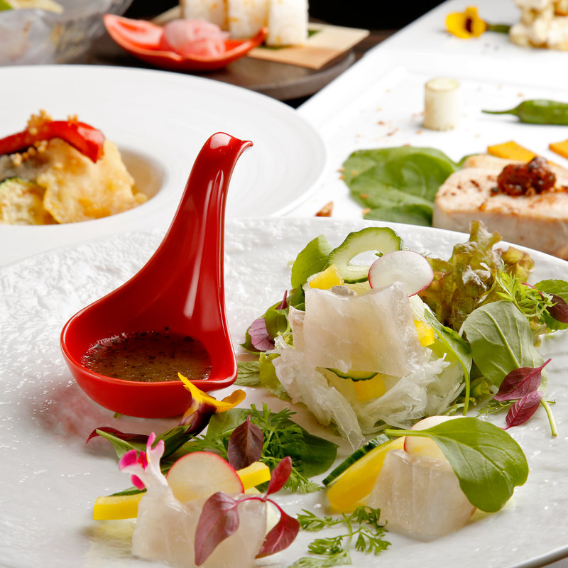 鮮魚のカルパッチョ(WASHOKU錦繍楼 （ワショクキンシュウロウ）)