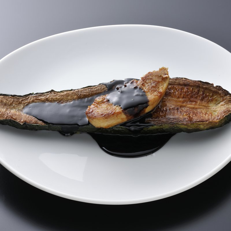 ズッキーニとフォアグラのステーキ フルーツバルサミコ(WE ARE THE FARM （ウィーアーザファーム）)