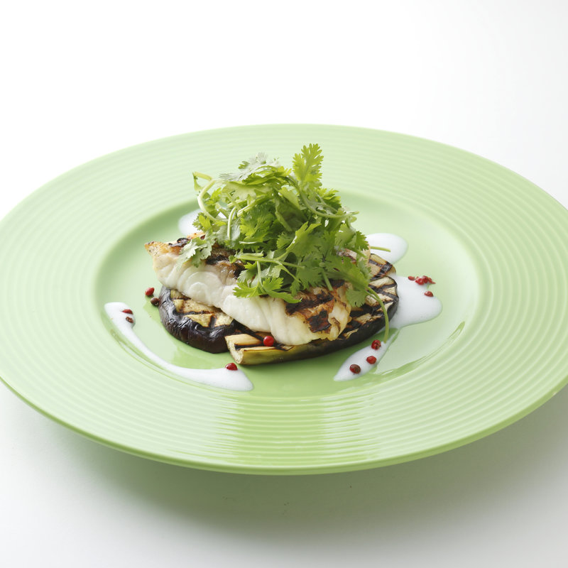 グリルドアヒと季節野菜のプランチャ(CAFE＆DINING Wiki Wiki)