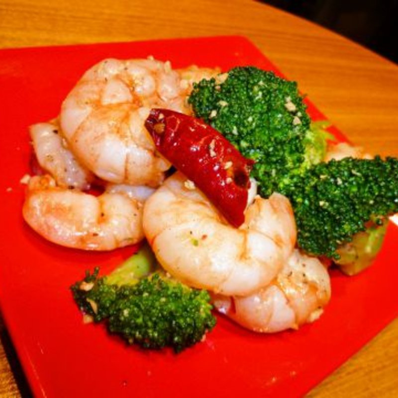 海老のグリル　唐辛子とともに(新宿ワイン酒場 )