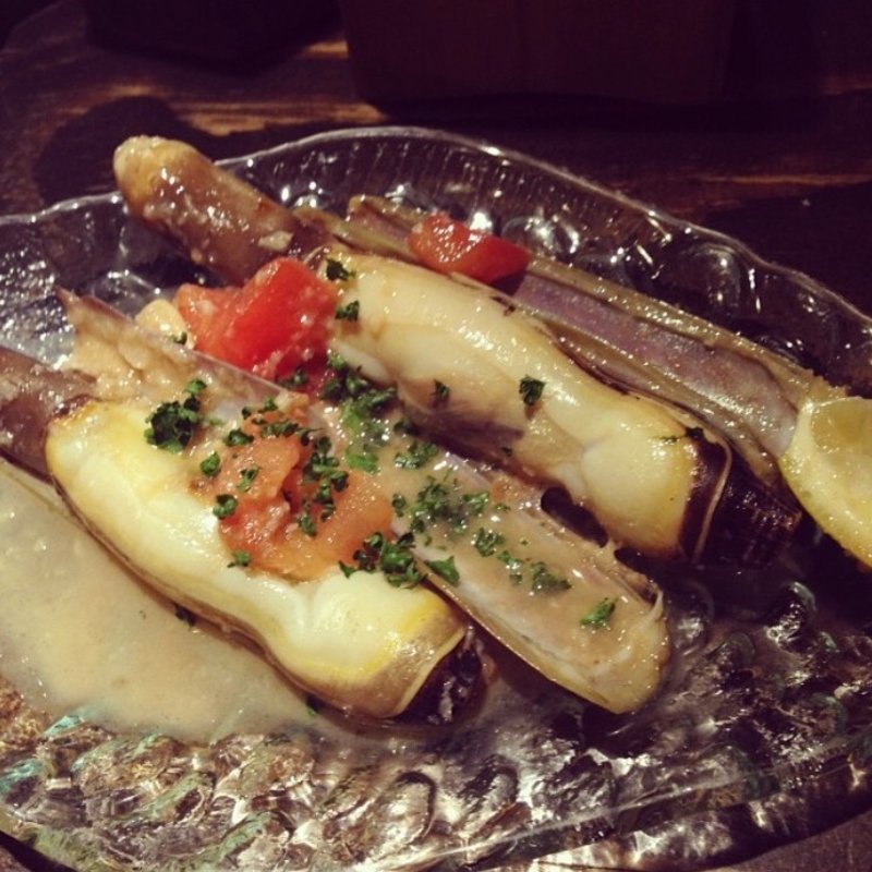 マテ貝のプランチャ(eL MamBo 茅ヶ崎〜スペイン料理とワイン〜)