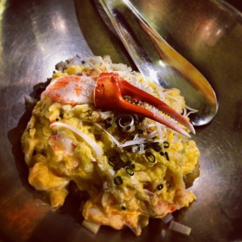 ずわい蟹とふわふわ玉子の炒飯(クーカイ)