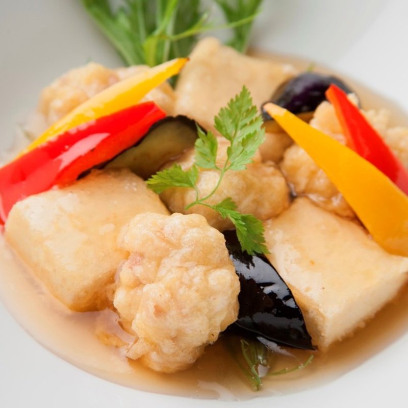 鱈の白子と豆腐の揚げ出し(十勝石狩函館 秋葉原駅前店 )