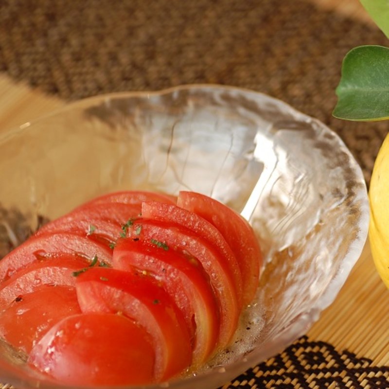 冷やしトマト　柑橘じゅれ(ばんぺい柚 )