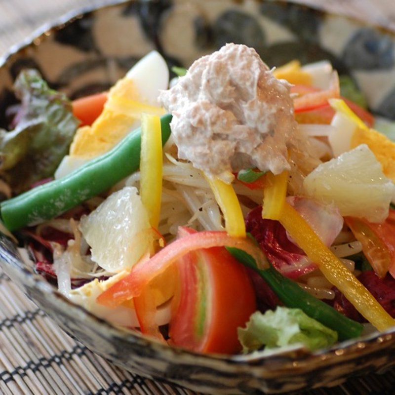 はんぺい柚柑橘サラダ「(ばんぺい柚 )