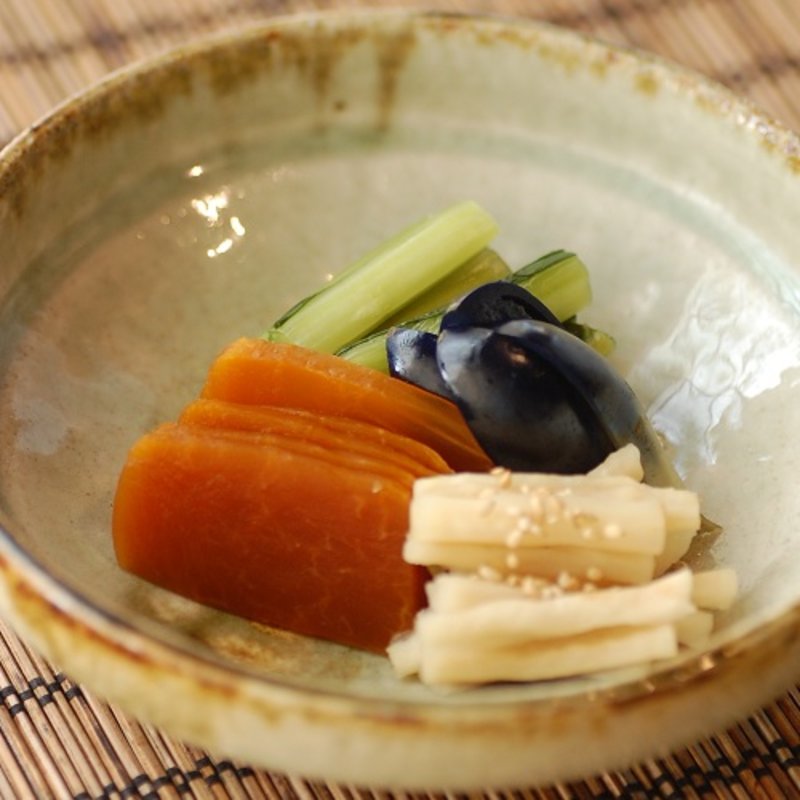 漬物盛り合わせ(ばんぺい柚 )