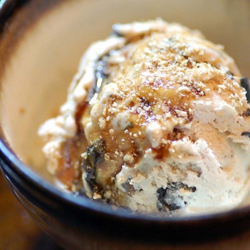 黒蜜黄粉アイス(ばんぺい柚 )