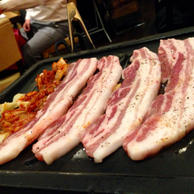 サムギョプサル（杜仲高麗豚使用）  1人前(熱風食堂ＴＹＰＨＯＯＮ秋葉原店)