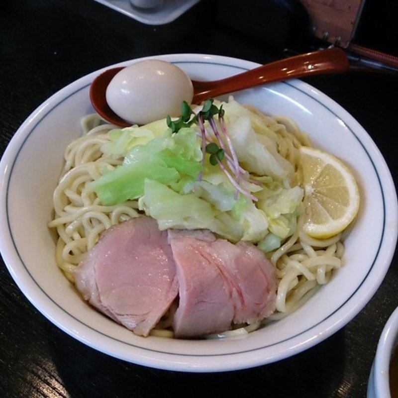 粋X鶏白湯濃厚味玉つけめん(雨ニモマケズ)