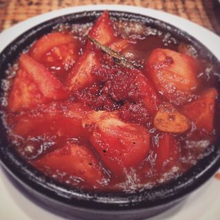 トマトのアヒージョ(スペイン料理 BLanco)