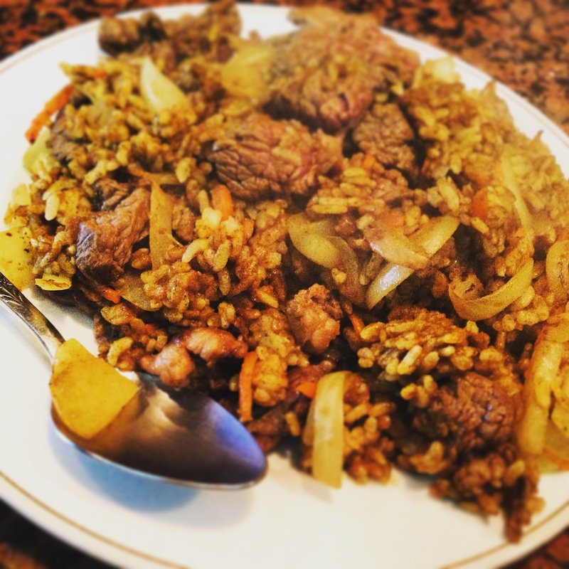 ドライ式カレー肉大盛り(ムーンライト )