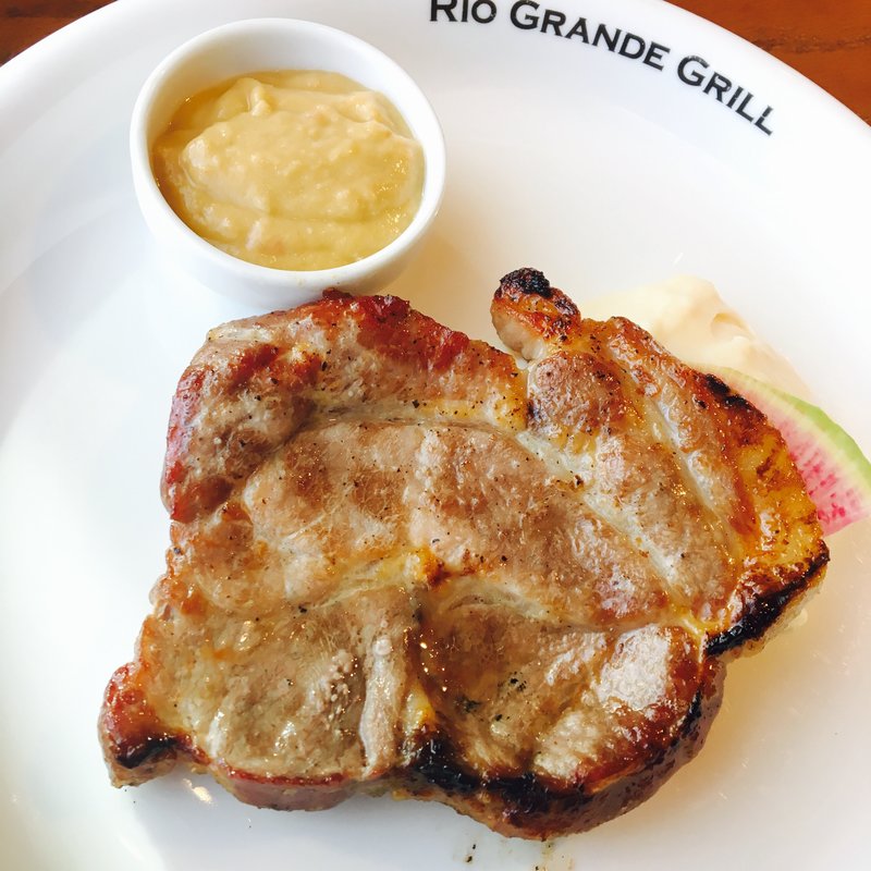 豚肩ロ－スステ－キプレ－ト(リオグランデグリル 横浜)