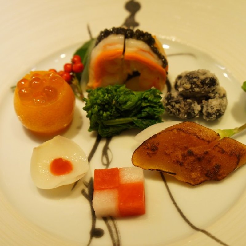 前菜の盛り合わせ(季節料理わだつみ)