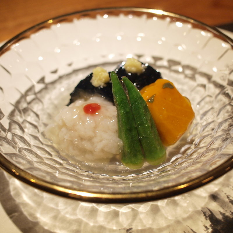 鱧の椀物(季節料理わだつみ)