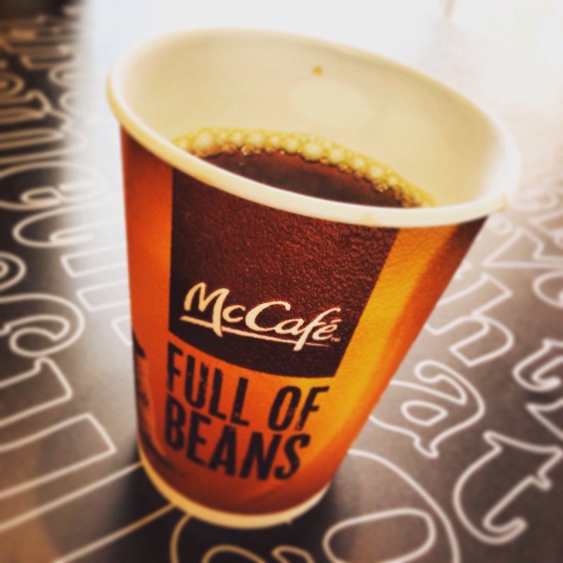 ホットコーヒー(マクドナルド 放出店)