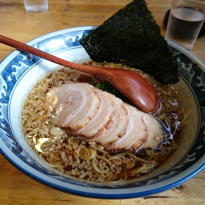 正油チャーシュー麺 （味玉なし）（ 細麺 ・こってり ）(らーめん殿)