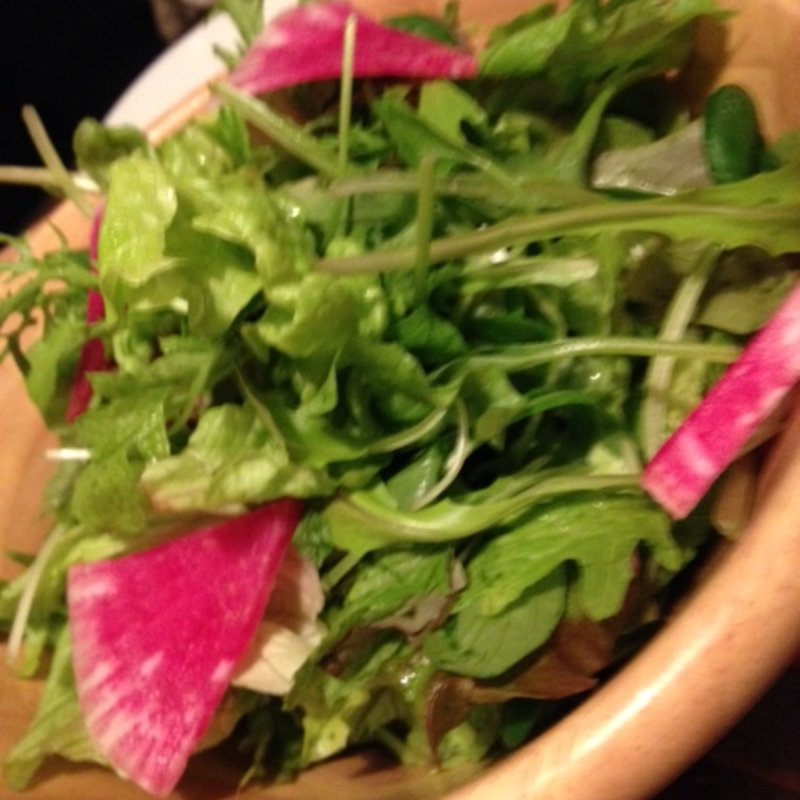 梅かおるグリーンサラダ(wine no Ruisuke zeRo)