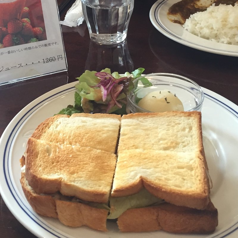 チキンサンド(パパスカフェ 天満屋アルパーク店)