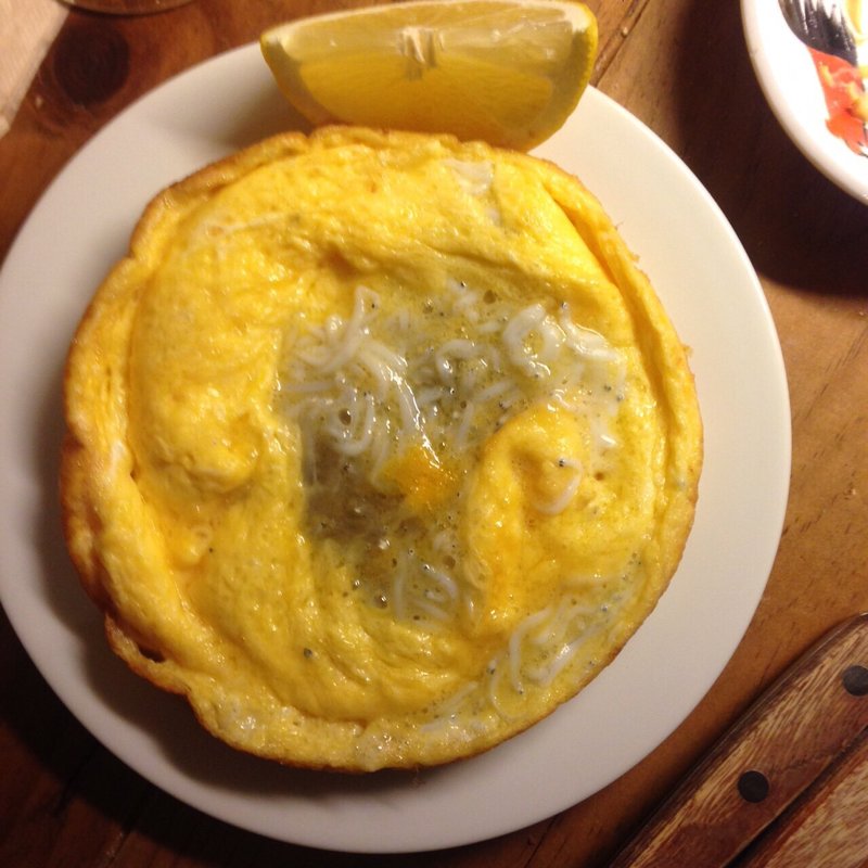 生シラスの卵焼き(アヒルストア)