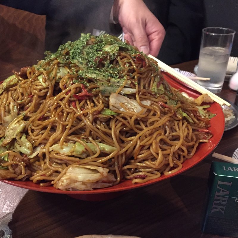 大バカちばチャン焼きそば(大衆酒場 ちばチャン 上野公園店)