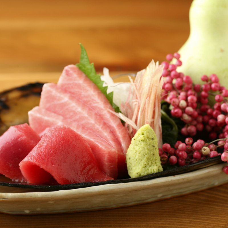 マグロの盛り合わせ(季節料理わだつみ)