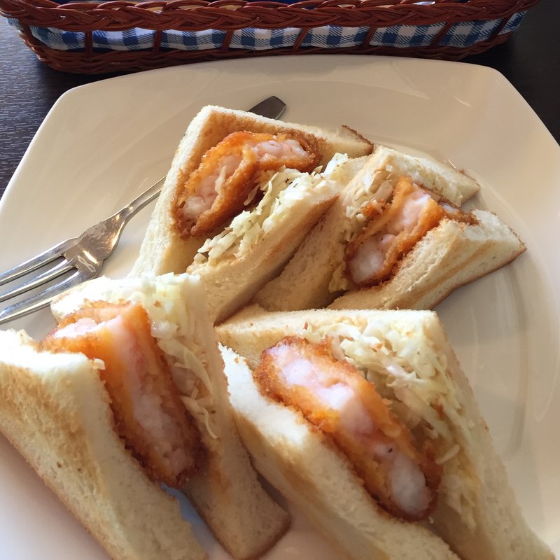 海老カツサンドセット(こもれび )