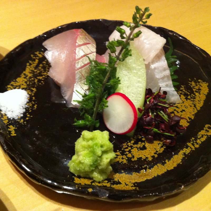 鮮魚の盛り合わせ(分とく山 飯倉片町)