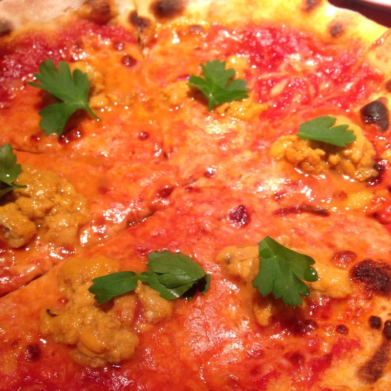 ウニのピザ(イル キャンティ 心斎橋 （IL CHANTI）)