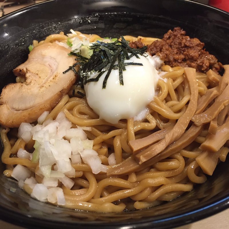 温玉入り あぶらそば  大盛(東 つけ麺)