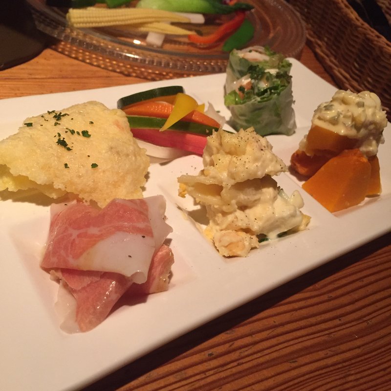 前菜の6種盛り(SPICE COTTON(スパイスコットン))